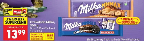 Czekolada Milka, 300 g: Oreo, Toffee Wholenut