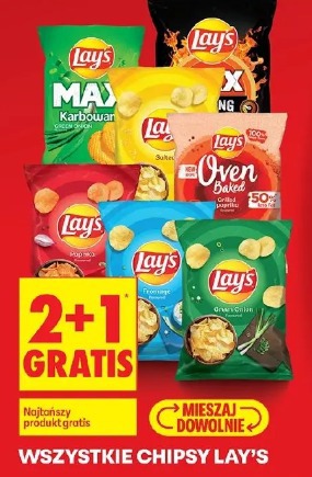 Wszystkie chipsy Lay's