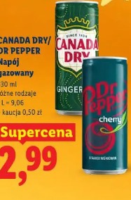 CANADA DRY/DR PEPPER Napój gazowany