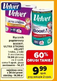 Velvet Ultra Strong, Velvet Boost ręcznik papierowy