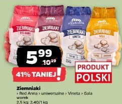 Ziemniaki Red Anna uniwersalne Vineta Gala