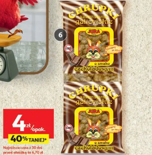 Chrupki Galicyjskie o smaku czekoladowym Jura