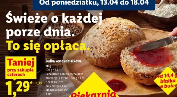 Bułka wysokobiałkowa