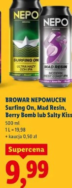 Browar Nepomucen Surfing On, Mad Resin, Berry Bomb lub Salty Kiss