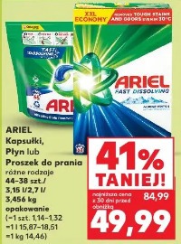 Ariel Kapsułki, Płyn lub Proszek do prania różne rodzaje 44-38 szt.