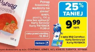 Pstrąg łososiowy wędzony na zimno SIMPL