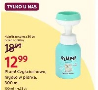 Plum! Czystościowo, mydło w piance