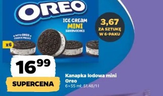 Kanapka lodowa mini Oreo
