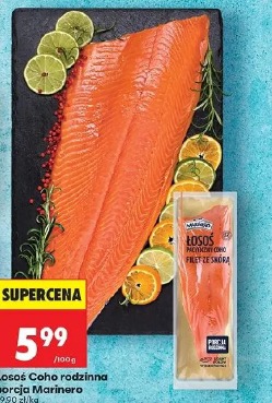 Łosoś Coho rodzinna porcja Marinero