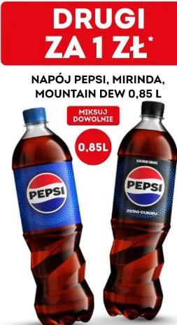 Napój Pepsi, Mirinda, Mountain Dew