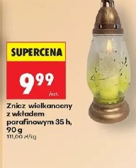 Znicz wielkanocny z wkładem parafinowym