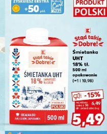 K Classic Śmietanka UHT 18% tł.