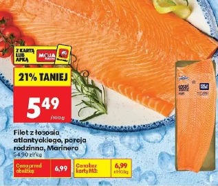 Filet z łososia atlantyckiego, porcja rodzinna Marinero