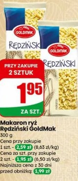 Makaron ryż Rędziński GoldMak