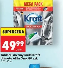Kraft Ultimate All in One tabletki do zmywarki 80 szt.