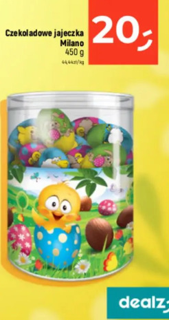 Czekoladowe jajeczka Milano