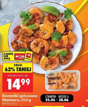 Krewetki gotowane Marinero