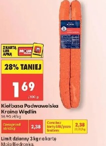 Kiełbasa Podwawelska Kraina Wędlin