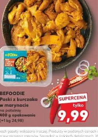 Befoodie Paski z kurczaka w marynacie na patelnię