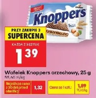 Wafelek Knoppers orzechowy