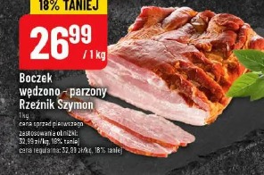 Boczek wędzono - parzony Rzeźnik Szymon