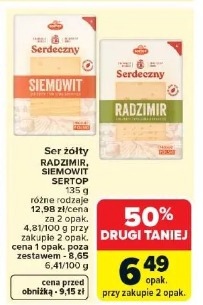 Ser żółty RADZIMIR, SIEMOWIT SEROTOP