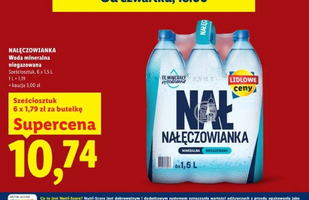 Nałęczowianka woda mineralna niegazowana