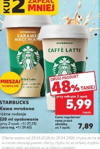 Starbucks Kawa mrożona różne rodzaje