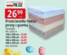 Prześcieradło frotte/jersey z gumką Tecomat