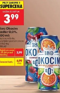 Piwo Okocim Radler 0,0%