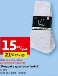 Skarpety sportowe frotte Vio