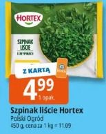 Szpinak liście Hortex Polski Ogród