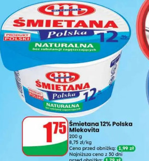 Śmietana 12% Polska Mlekovita