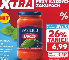 Barilla Sos do makaronu różne rodzaje