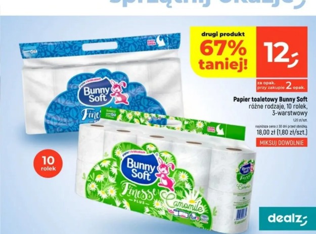 Papier toaletowy Bunny Soft