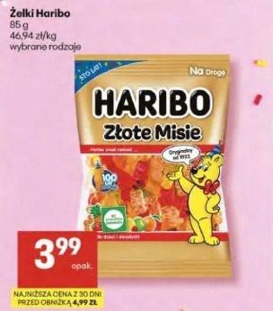 Żelki Haribo Złote Misie