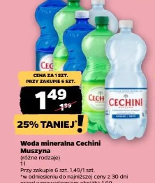 Woda mineralna Cechini Muszyna