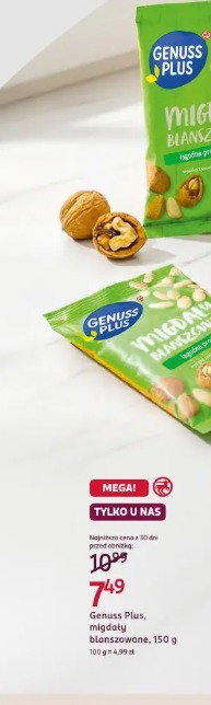 Genuss Plus, migdały blanszowane