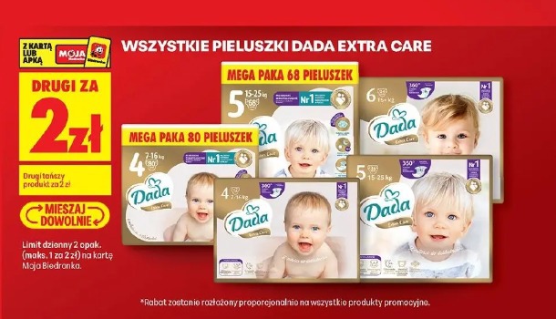 Wszystkie pieluszki Dada Extra Care
