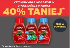 Ketchupy 420 g i 450 g Kotlin