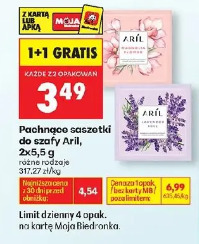 Pachnące saszetki do szafy Aril, 2x5,5 g