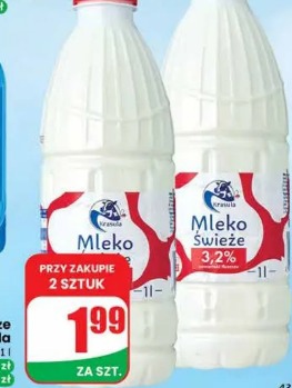 Mleko spożywcze świeże 3,2% Krasula