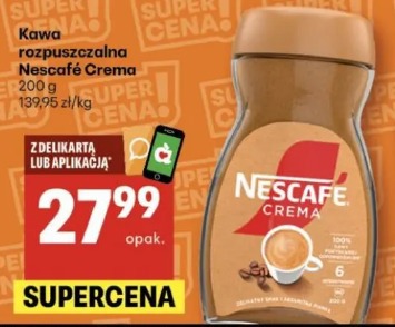 Kawa rozpuszczalna Nescafé Crema