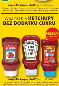Wszystkie ketchupy bez dodatku cukru