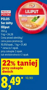 Pilos ser żółty liliput