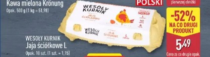 Wesoły Kurnik Jaja ściółkowe L