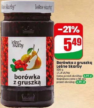 Borówka z gruszką Leśne Skarby