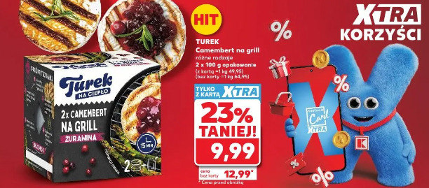 Turek Camembert na grill różne rodzaje