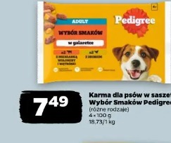 Karma dla psów w saszetkach Wybór Smaków Pedigree