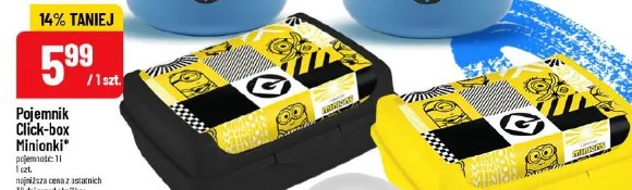 Pojemnik Click-box Minionki